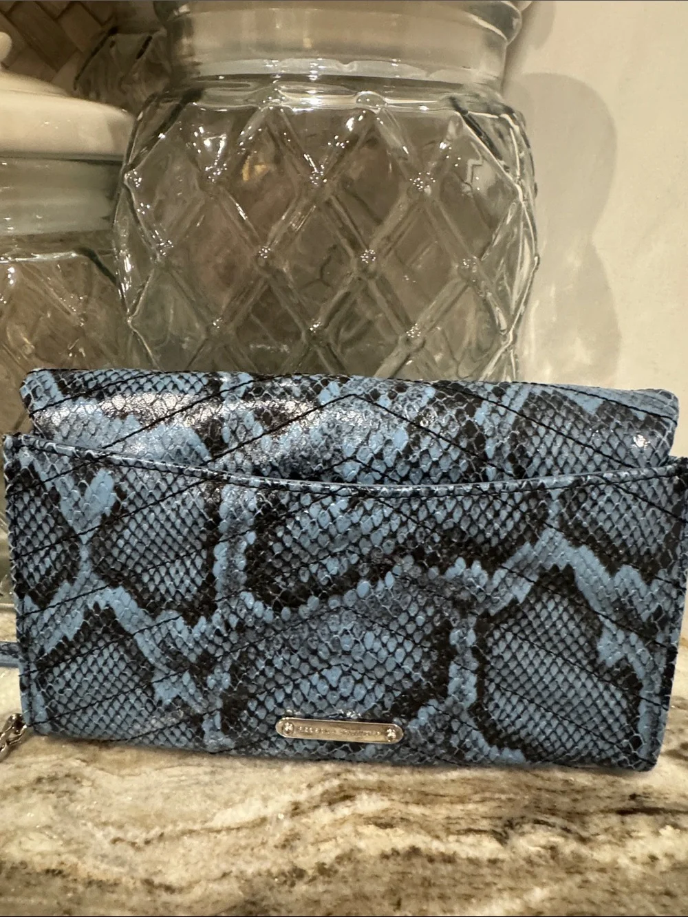 Rebecca Minkoff Eddie Leather wallet on a chain